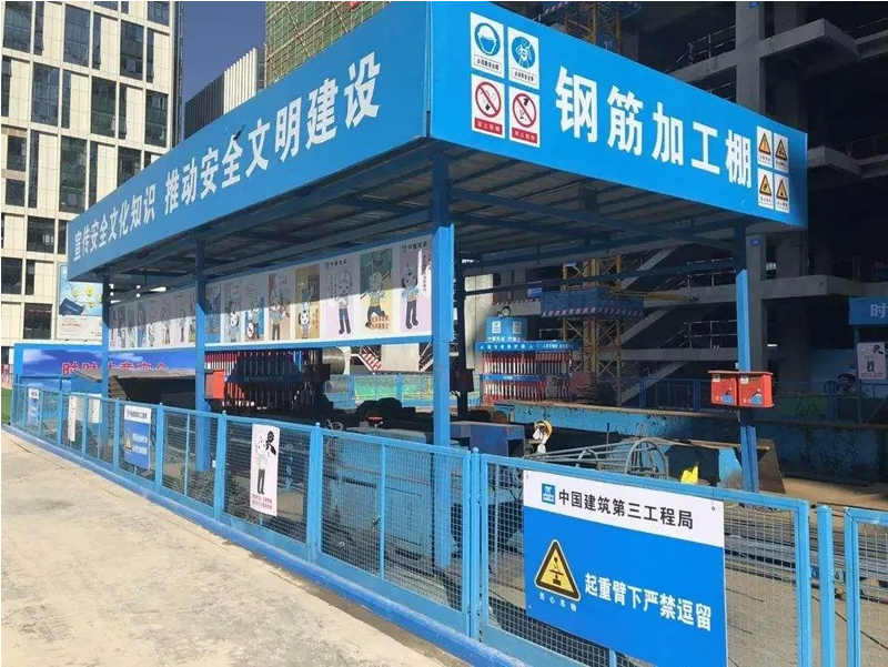 双立柱钢筋棚